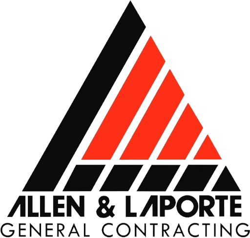 A logo of allen and laporte general contracting